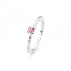 Žiedas Breuning "Nauja laimė" su rožiniu safyru