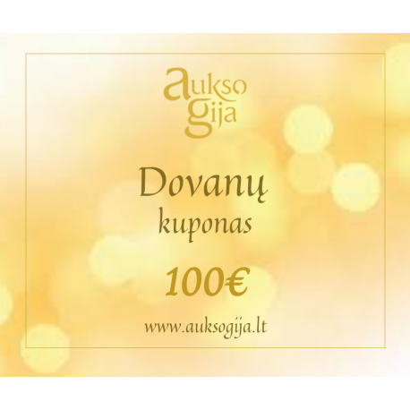 Aukso Gija Dovanų e-kuponas 100€ 