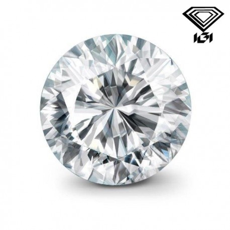 Briliantas 0,07ct su tarpt. sertifikatu (E/VS1)
