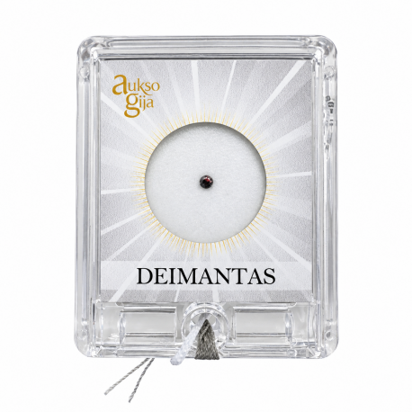 Deimantas 0,047ct su LPR sertifikatu (juodasis-modifikuotas)