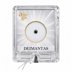 Deimantas 0,144ct su LPR sertifikatu (juodasis-modifikuotas)